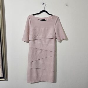 Connected Apparel Tiered Sheath Dress